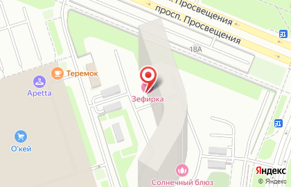 Мини-маркет Гурман на проспекте Просвещения на карте