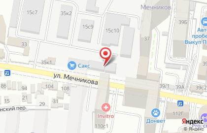 ЮМК на улице Мечникова на карте
