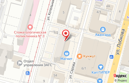 Анна на улице Котельникова на карте