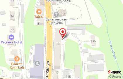 Текстильная компания Декор Плюс на Большой Советской улице на карте