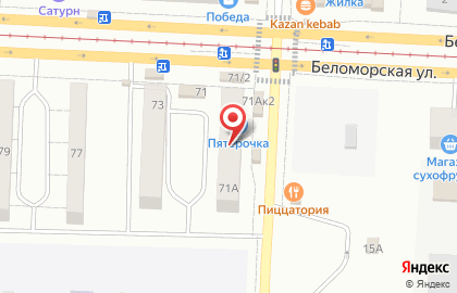 Пятерочка в Московском районе на карте