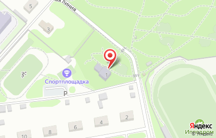Библиотека №65 им. М.М. Пришвина на 1-й Северной линии на карте