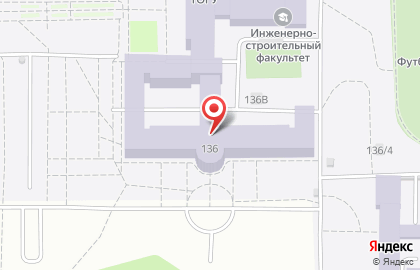 Банкомат Банк ВТБ24, представительство в г. Хабаровске на Тихоокеанской улице, 136 на карте