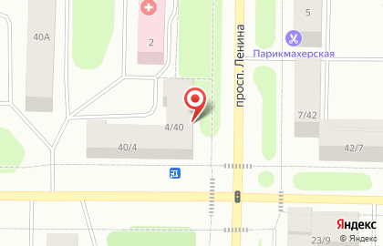 Микрокредитная компания Центр Денежной Помощи-Центр на проспекте Ленина на карте