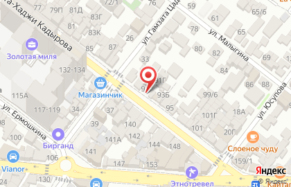 Гастроном в Махачкале на карте