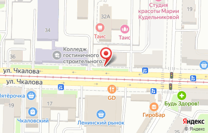Цветочный магазин Цветторг в Ленинском районе на карте