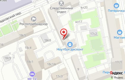 Хостел Ленинский на карте