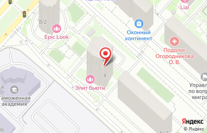 Супермаркет в Москве на карте