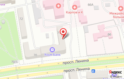 Сетелем банк на проспекте Ленина на карте