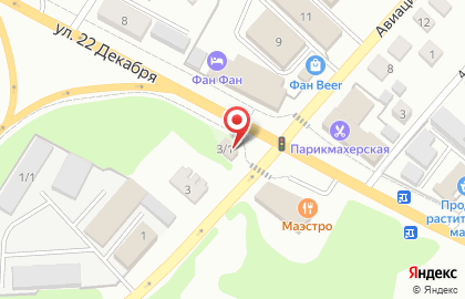 Автомагазин Вазовский на улице 22 Декабря на карте