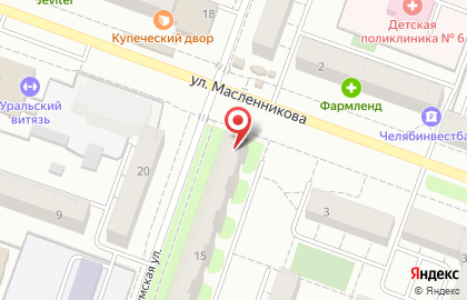 Салон оптики в Челябинске на карте