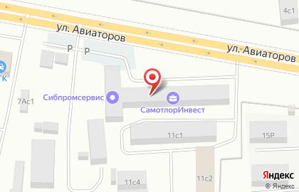 Строительная компания Самотлортранс на улице Авиаторов на карте