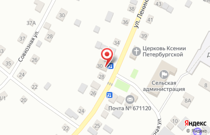 Продовольственный магазин Подснежник на улице Ленина на карте