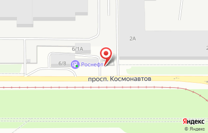 Шиномонтажная мастерская на проспекте Космонавтов на карте