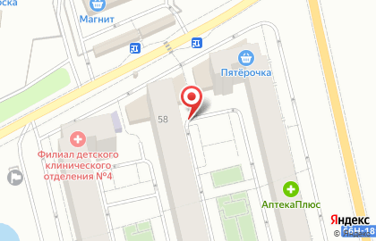 Строящееся административное здание по ул. Миловидово пос, 4 на карте