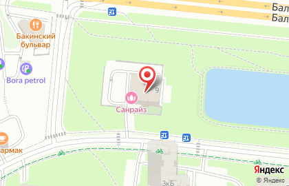 Сауна Санрайз на карте