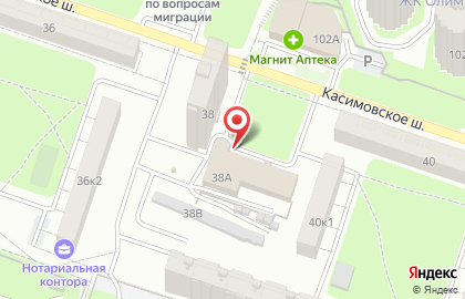 Магазин разливных напитков Маяк на Касимовском шоссе на карте