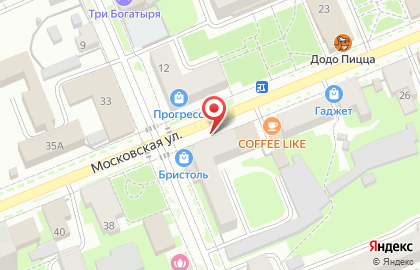 Салон связи МегаФон на Московской улице на карте
