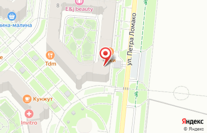 Ветеринарная аптека Губернские аптеки на улице Петра Ломако на карте