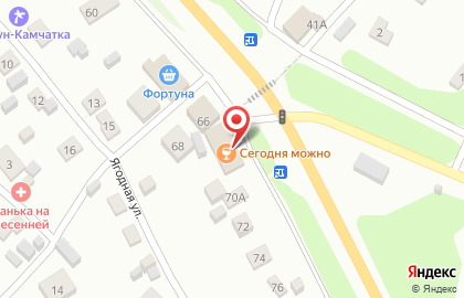Клёвая точка в Петропавловске-Камчатском на карте