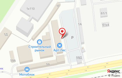 База строительных материалов в Авиастроительном районе на карте
