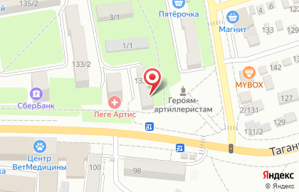 Магазин медтехники на Таганрогской улице на карте