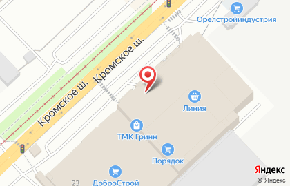 Магазин Много Мебели в Орле на карте