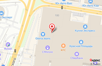 Магазин посуды Дулевский Фарфор в ТЦ Красная площадь на карте