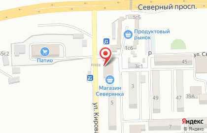 Продовольственный магазин Северянка во Владивостоке на карте