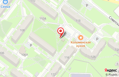 Магазин Хозяюшка на Советской улице на карте