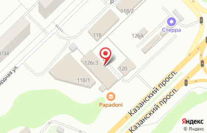 Автокомплекс Ролис на Казанском проспекте на карте