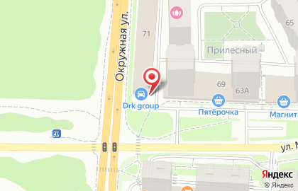 Автомойка самообслуживания dkr Group в Первомайском районе на карте