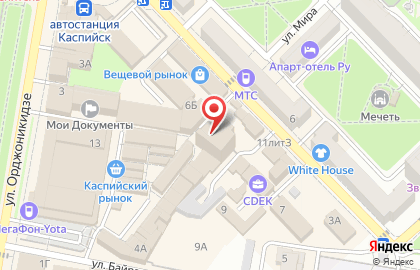 Торговый центр Океан на улице Орджоникидзе на карте