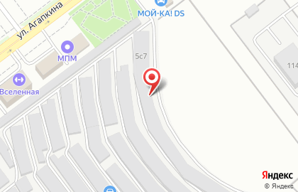 Автосервис STOPCAR на улице Агапкина на карте