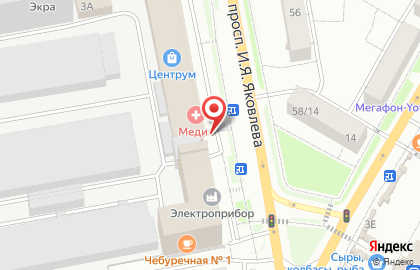 Киоск фастфудной продукции Gyros Kebab в Чебоксарах на карте