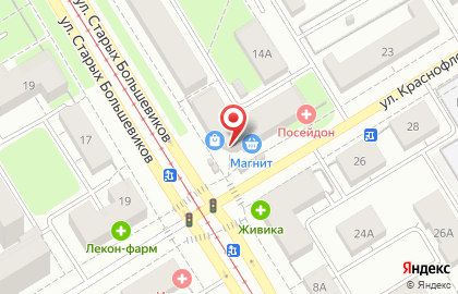 Афина на улице Старых Большевиков на карте