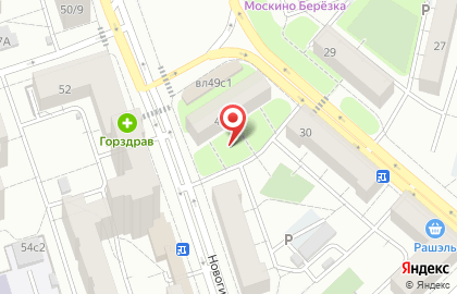 ОПОП Восточного административного округа, район Новогиреево на карте