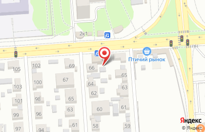 Многопрофильная компания Ника в Коминтерновском районе на карте