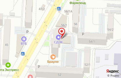 Служба экспресс-доставки Сдэк на улице Юрия Гагарина на карте
