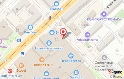 Шоурум Monroe в Ворошиловском районе на карте