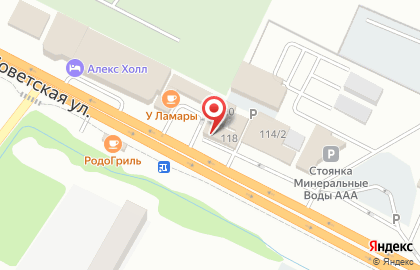 Мастерская Шиномонтаж 24 в Минеральных Водах на карте