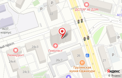 Лаборатория Гемотест на Новогиреевской, 24/1 на карте