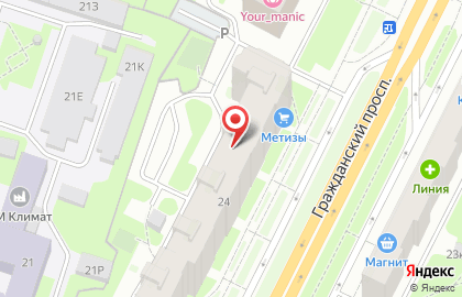Студия взгляда Crystal View на карте
