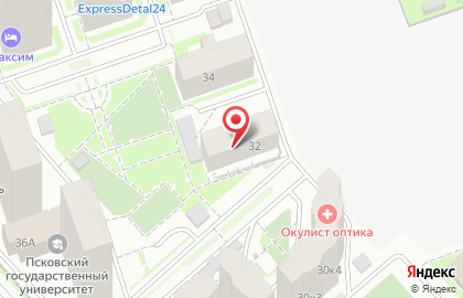 Бизнес-школа Инопроф на улице Батурина на карте