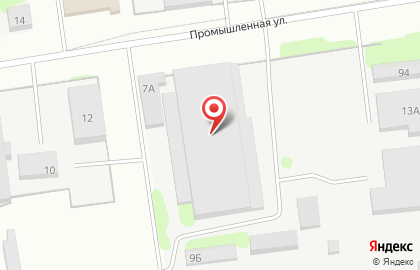 Служба заказа пассажирского легкового транспорта Эконом на Промышленной улице на карте