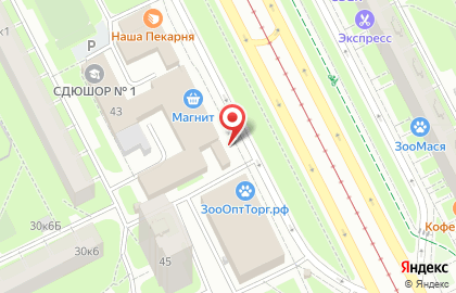 Пекарня Хлебница на Бухарестской улице на карте