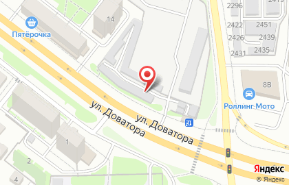 ООО Альфа-тек на улице Доватора на карте