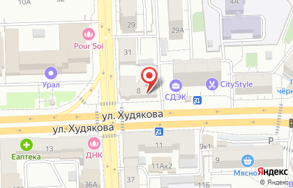 Калинка на улице Худякова на карте