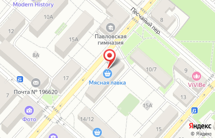 Магазин Царскосельский гастроном в Павловском районе на карте