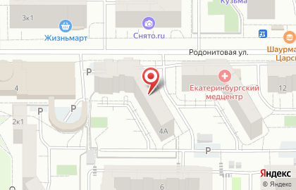Магазин Красное & Белое в Екатеринбурге на карте